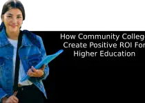 how can attending a community college help create a possitive return on investment for higher education
